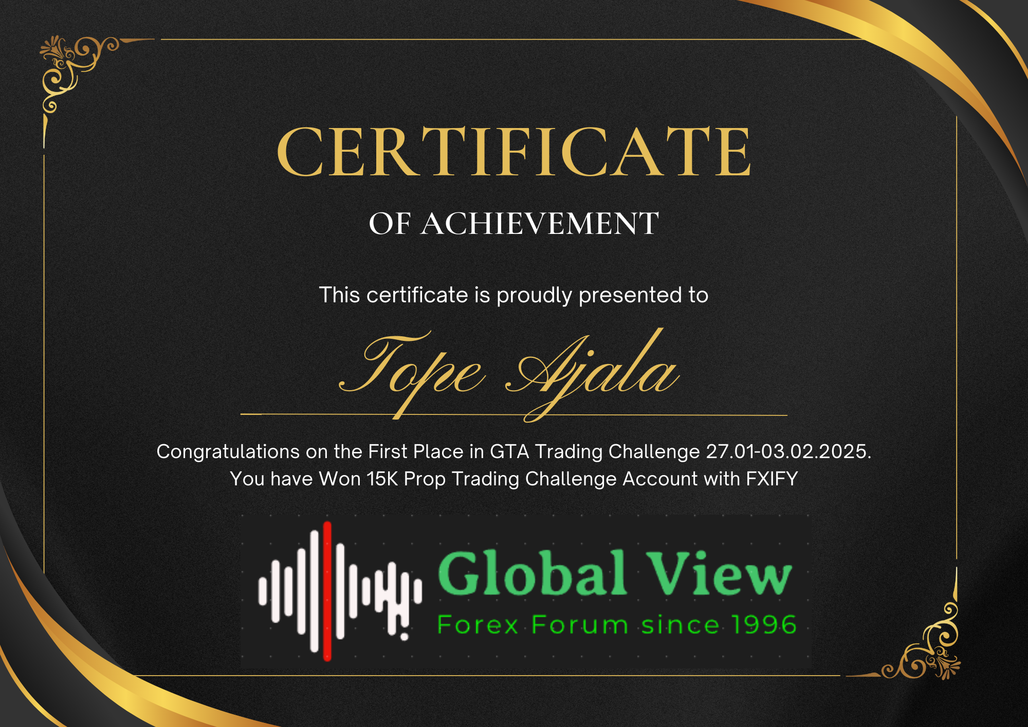 Who is The Third Winner of GTA Challenge