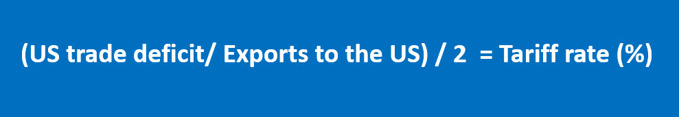 Hold on to your chair: Reciprocal tariffs formula revealed