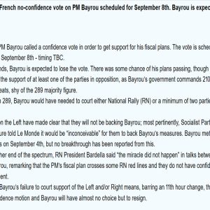 France confidence vote