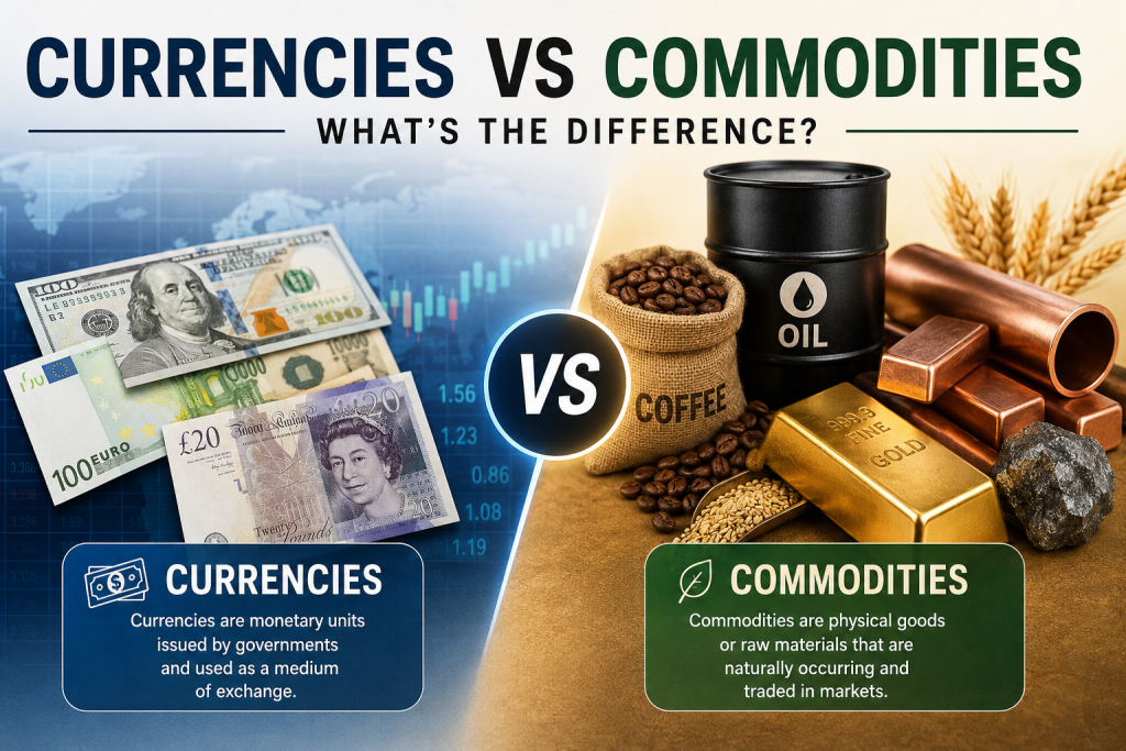 Currencies vs Commodities
